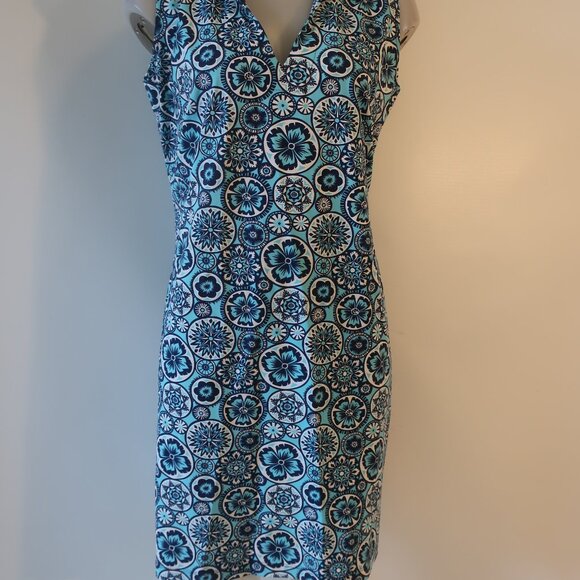 Womens Shag Boutique Blue, Turg Sleeveless Dress 6 - Picture 4 of 10